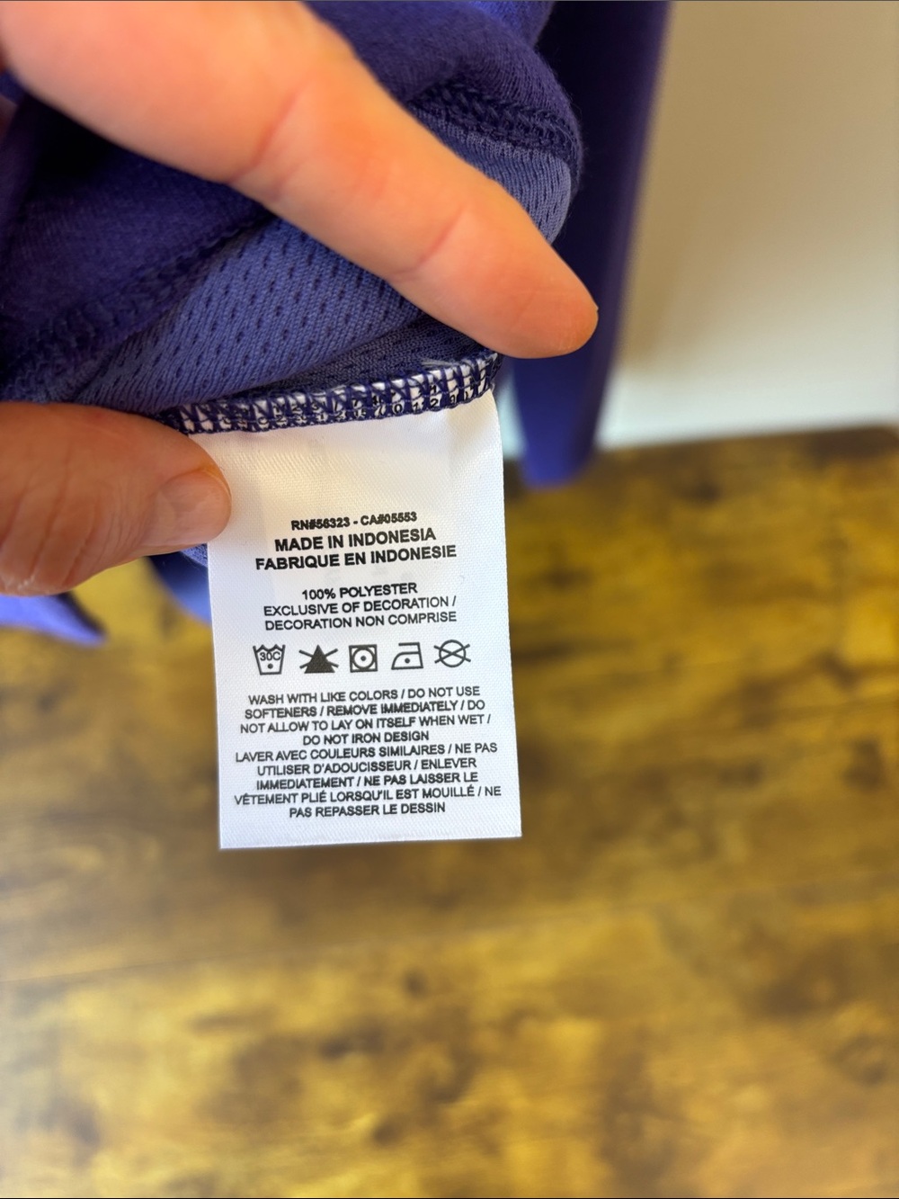 Nike Purple TCU Half-Zip Pullover - Picture 4 of 5